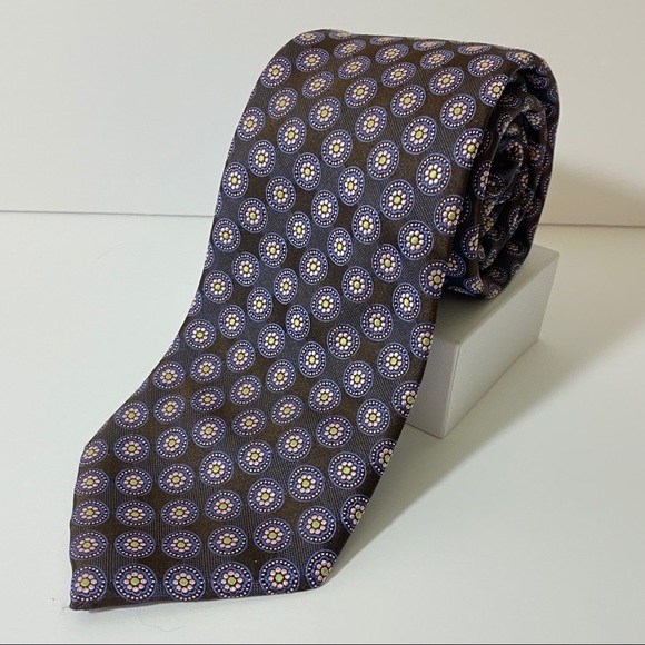 2/$15🎉 J.S. BLANK GOTSWOLD COLLECTION Blue Floral Necktie - Picture 1 of 5